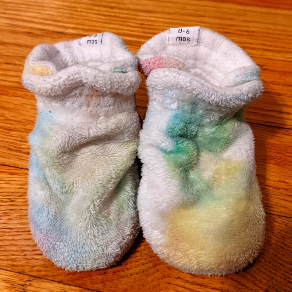 0-6 Stella Rose Minky Kalin Marie Booties